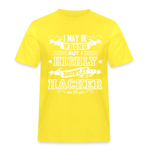 Je Suis un Hacker - T-shirt Workwear homme