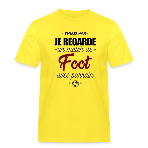 J'peux pas, j'ai match de foot avec Parrain ! - T-shirt Workwear homme