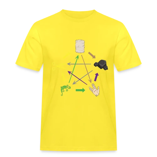 Pierre Feuille Ciseaux Lézard Spock - Geek & Humour - T-shirt Workwear homme