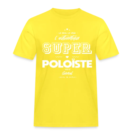 Super Poloïste Authentique : Le T-shirt Humour Water-Polo - T-shirt Workwear homme