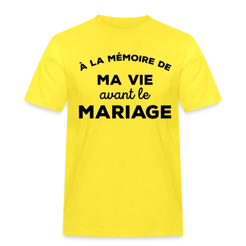 Adieu Vie de Célibataire - T-shirt Workwear homme