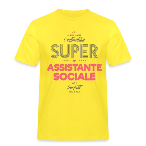 L'Authentique Super Assistante Sociale - T-shirt Workwear homme