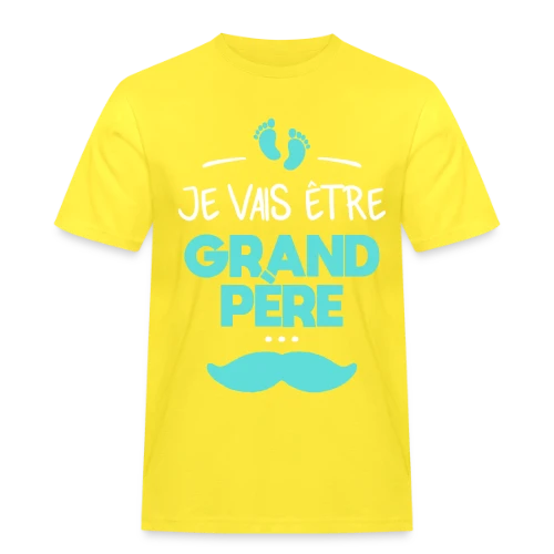 T-shirt 'Je Vais Être Grand-Père' - Annonce Fierté Bébé - T-shirt Workwear homme