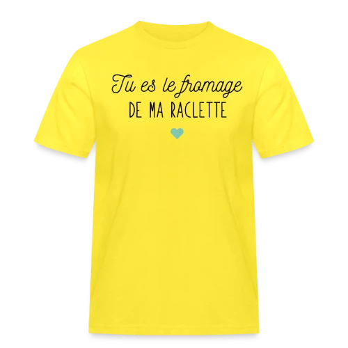 Tu es le Fromage de ma Raclette : Déclaration Gourmande - T-shirt Workwear homme