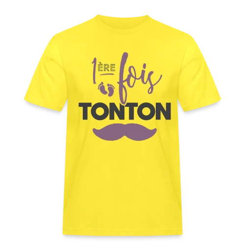 Tonton Première Fois : La Fierté Assumée - T-shirt Workwear homme