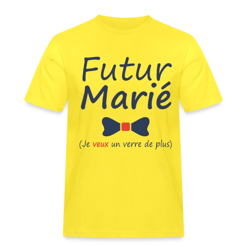 Futur Marié Verre de Plus - T-shirt Workwear homme