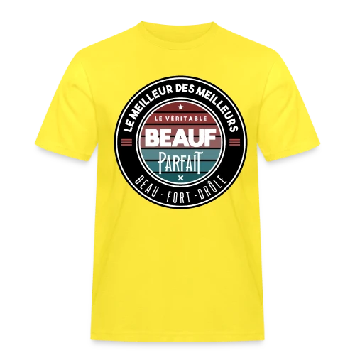 Le Véritable Beauf Parfait : Le T-shirt Humour Homme - T-shirt Workwear homme