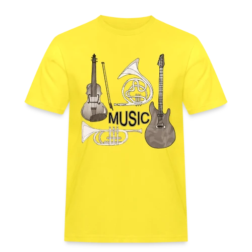 Passion Musique : Instruments & Guitare - T-shirt Workwear homme