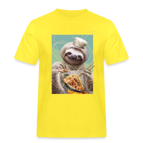 Le Paresseux Chef des Nouilles Sautées - T-shirt Workwear homme