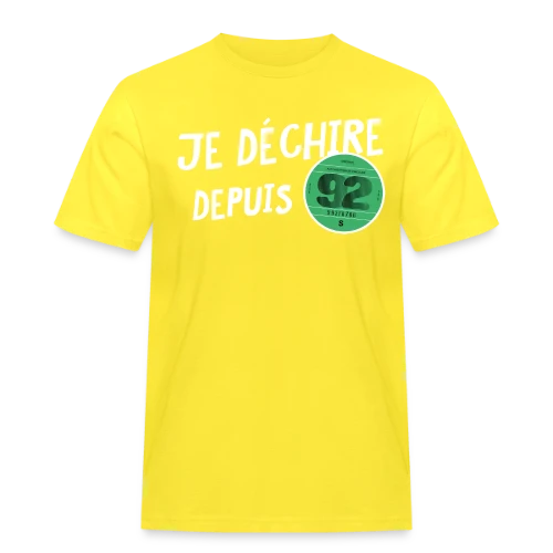 T-shirt Anniversaire 1992 'Je Dékire' - Vignette Automobile Rétro - T-shirt Workwear homme