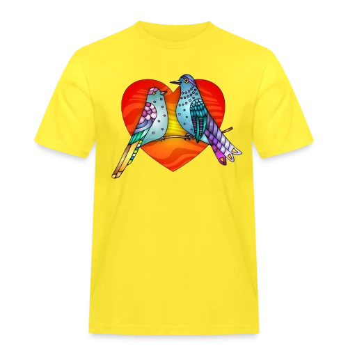 Envol Poétique des Oiseaux - T-shirt Workwear homme