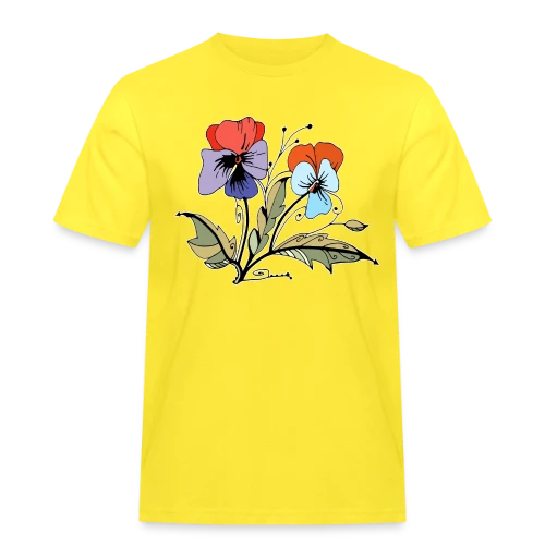 Éclat Floral - T-shirt Workwear homme