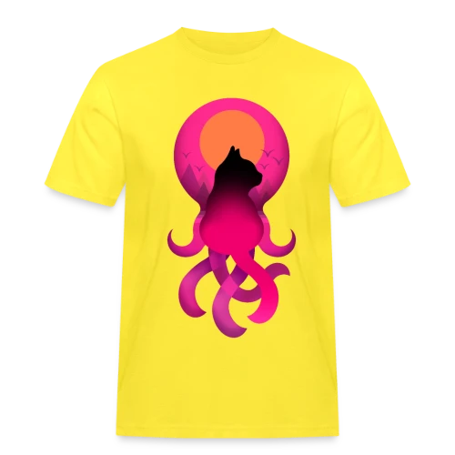 Octo-Chat Fantastique - T-shirt Workwear homme