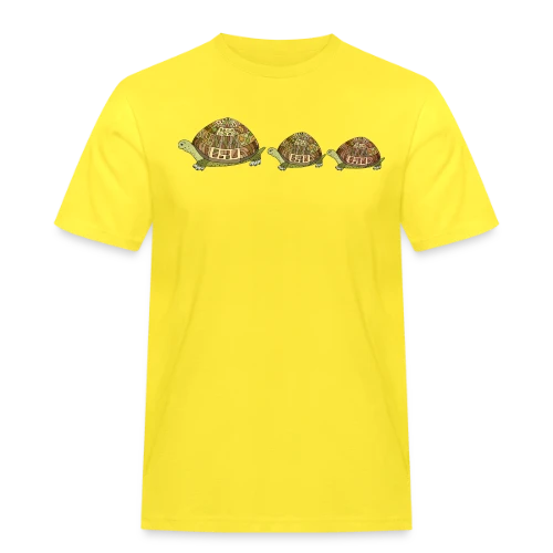 Design Tortue Aquatique - T-shirt Workwear homme