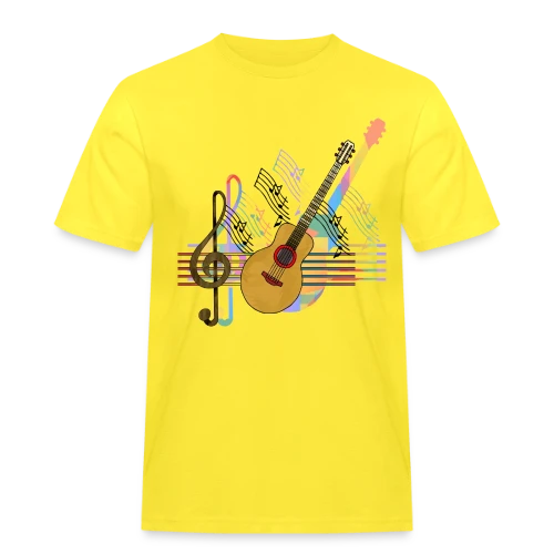 Passion Guitare - T-shirt Workwear homme