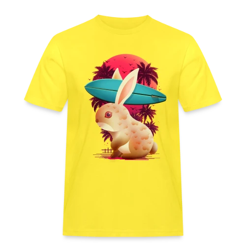 Lapin Surfeur Estival - T-shirt Workwear homme