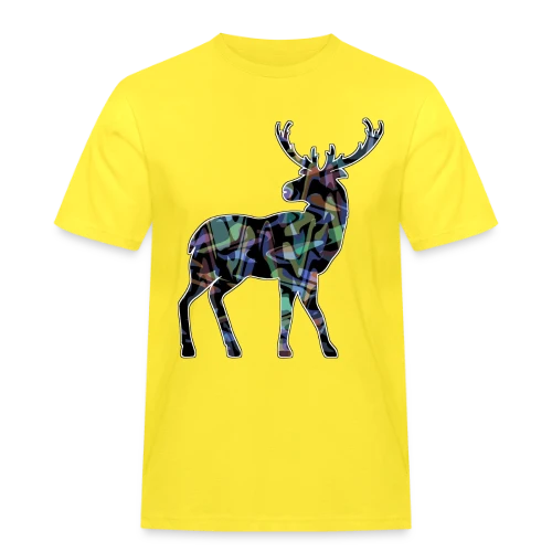 Majestueux Cerf - T-shirt Workwear homme