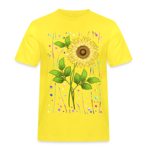 Éclat Floral - T-shirt Workwear homme