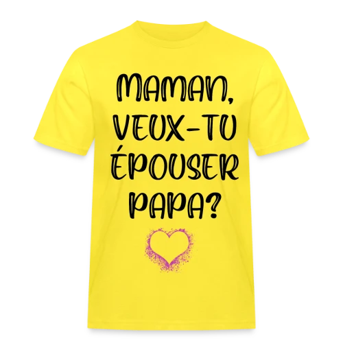Demande en Mariage Enfant - T-shirt Workwear homme