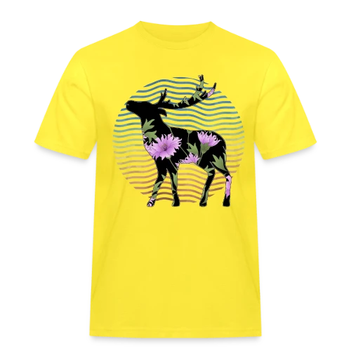 Cerf Majestueux - T-shirt Workwear homme