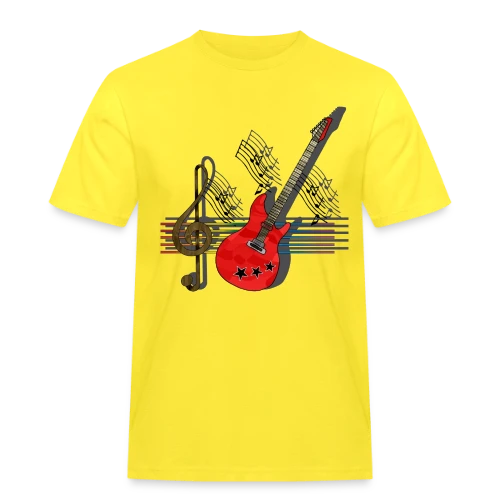Passion Guitare - T-shirt Workwear homme