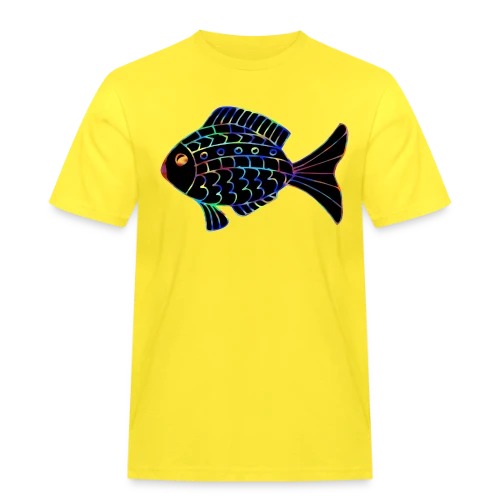 Passion Pêcheur - Motif Poisson - T-shirt Workwear homme
