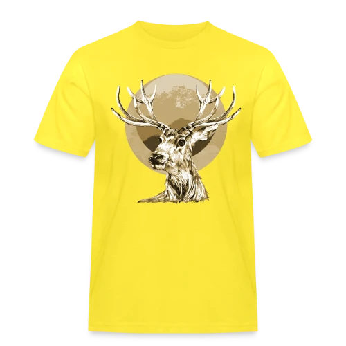 Cerf Majestueux - T-shirt Workwear homme