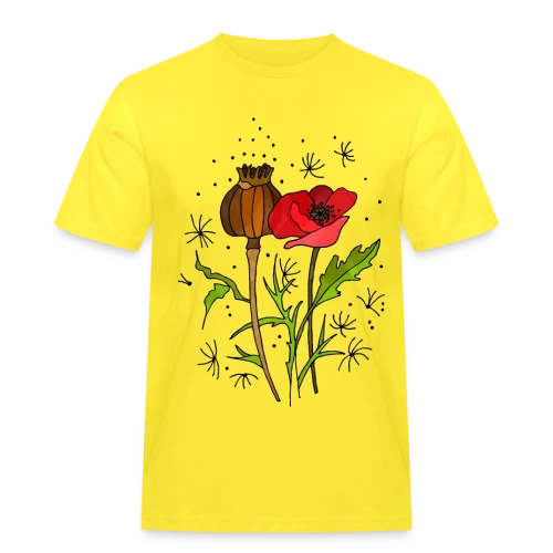 Éclat Floral - T-shirt Workwear homme