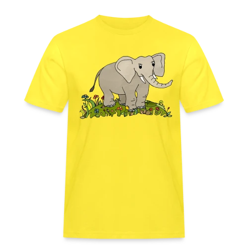 L'Éléphant Majestueux - T-shirt Workwear homme