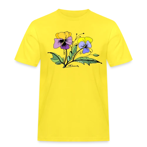 Éclat Floral - T-shirt Workwear homme