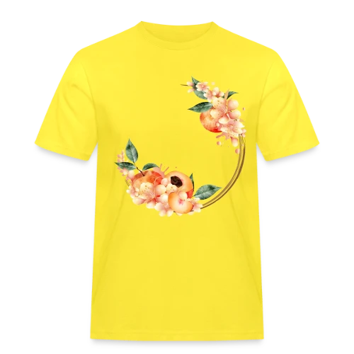 Pêche et Fleur en Couronne Tendance - T-shirt Workwear homme