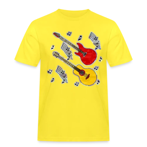 Mélodie Guitare Vintage - T-shirt Workwear homme