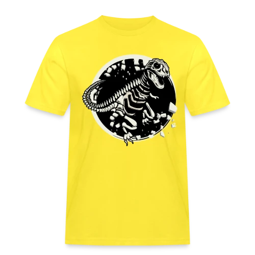 T-Rex Fossile : Le Squelette de Dinosaure Mythique - T-shirt Workwear homme