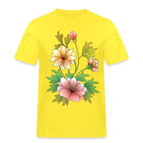 Éclat Floral - T-shirt Workwear homme