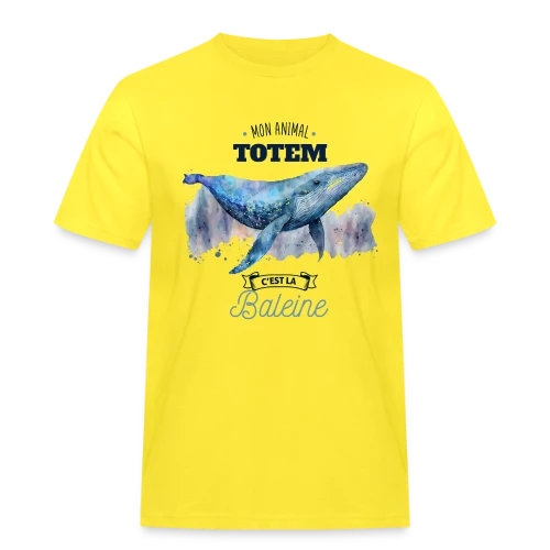 La Baleine, Mon Animal Totem - T-shirt Workwear homme