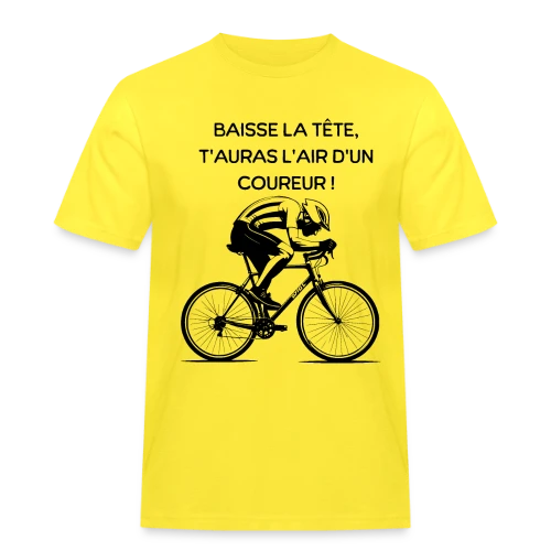Cyclisme Humour - Design Minimaliste Vélo - T-shirt Workwear homme