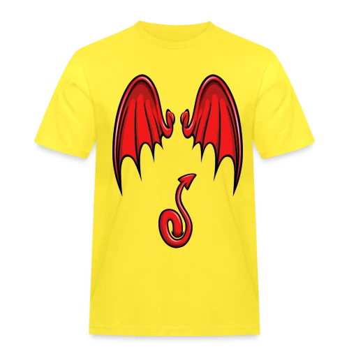 Ailes & Queue de Diable Cartoon - T-shirt Workwear homme