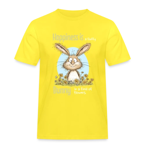 Lapin Printanier et Pâques - T-shirt Workwear homme