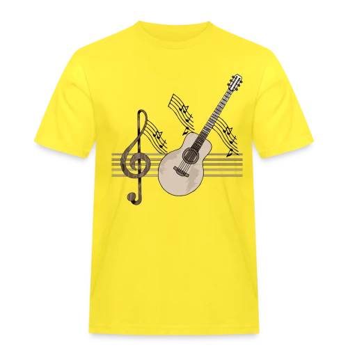 Guitare Addict - T-shirt Workwear homme
