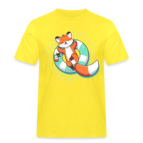 Renard Chill' en Bouée Tropicale - T-shirt Workwear homme