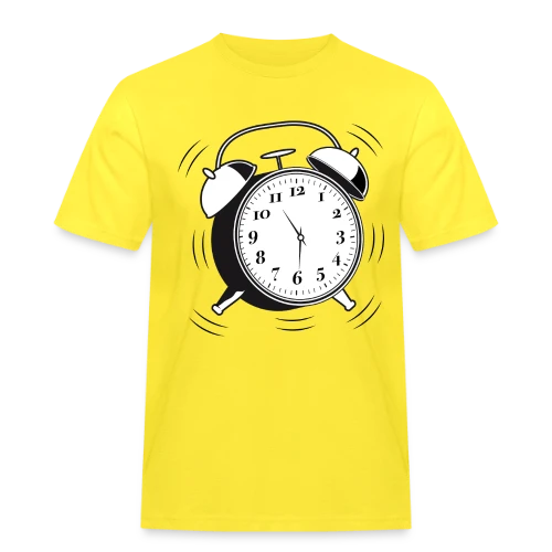 T-shirt Réveil Rétro 6h - L'Heure du Style Vintage - T-shirt Workwear homme