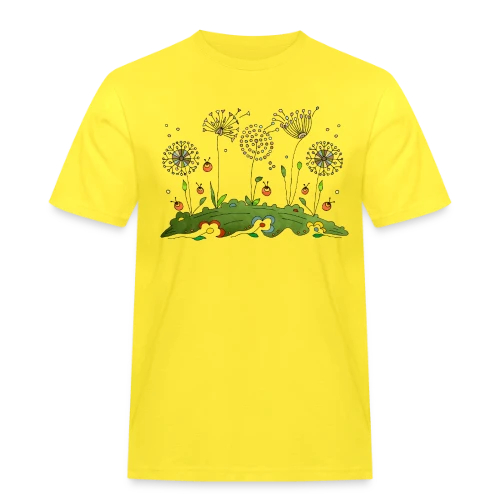 Éclat Floral - T-shirt Workwear homme