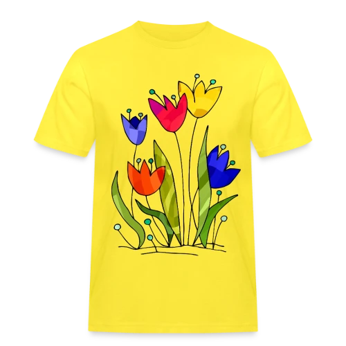 Bouquet de Fleurs - T-shirt Workwear homme