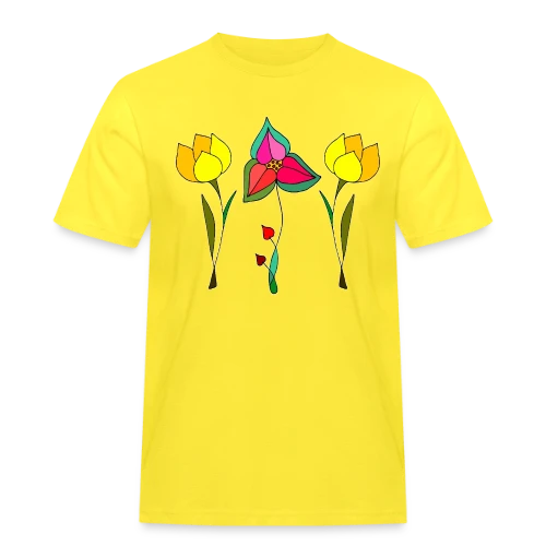 Jardin Fleuri Délicat - T-shirt Workwear homme