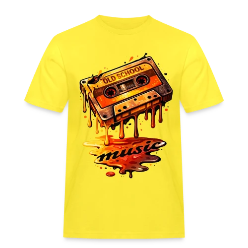 T-shirt Rétro Cassette Audio : L'Esprit 80s - T-shirt Workwear homme