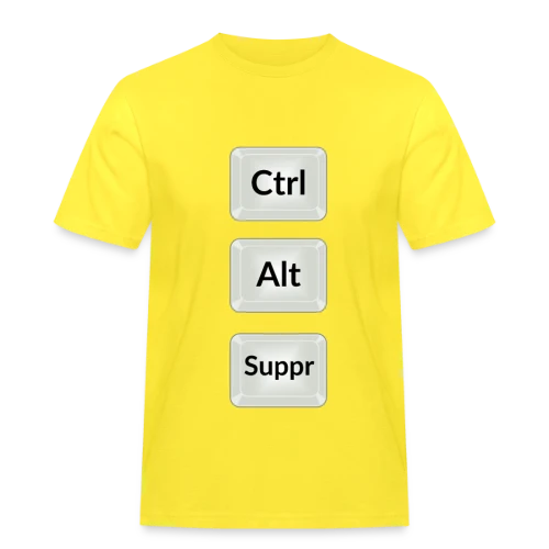Ctrl Alt Suppr : Redémarrez l'Humour - T-shirt Workwear homme
