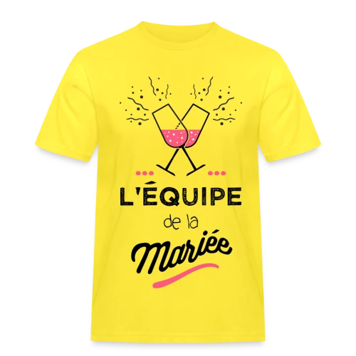 T-shirt "Équipe de la Mariée" | EVJF - T-shirt Workwear homme