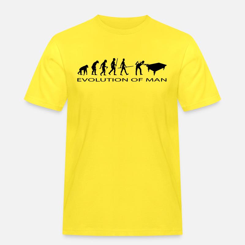 (snooker_final) - Männer Workwear T-Shirt - Gelb