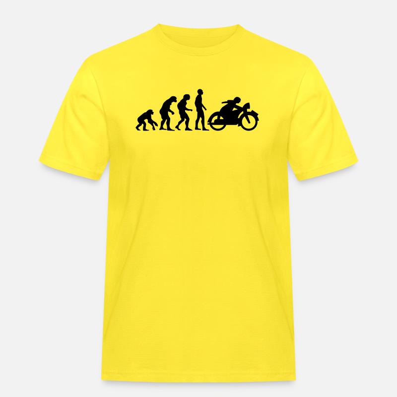 motor evolutionary 1 - Men's Workwear T-Shirt - yellow