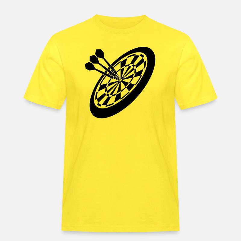 Dart Sport - Männer Workwear T-Shirt - Gelb